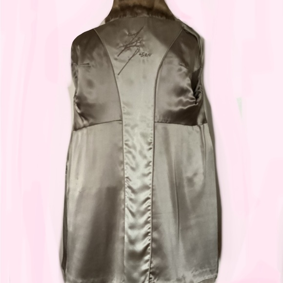 NWT Zac Posen Mink Sheared with Wild Mink trim sz Sm - Picture 9 of 10
